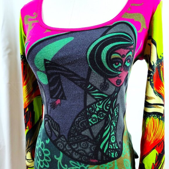 Vintage Custo of Barcelona Shirt - Made in Spain - Size M - Picture 4 of 12